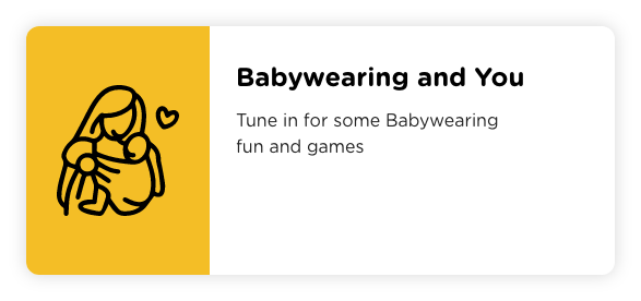 preschool daycare babywearing and you