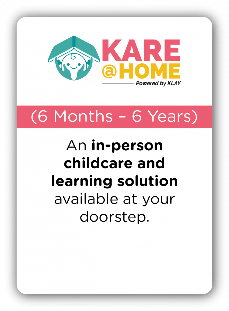 preschool daycare kare@home card